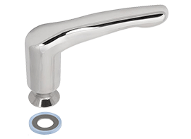 2209 - Manette indexable hygiénique en INOX