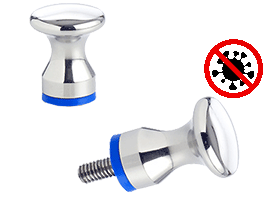 2234 - Bouton en version anti-bactérienne en INOX