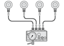 0642 - ressort à gaz en batterie